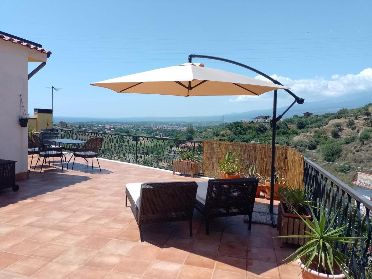 Flat With Panoramic Terrace And Private Pool Mt5X3 Daire Taormina Dış mekan fotoğraf